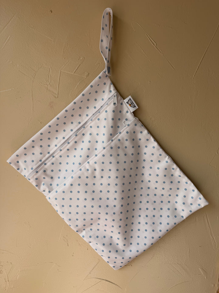 Medium Wetbag- Bluebell Dots