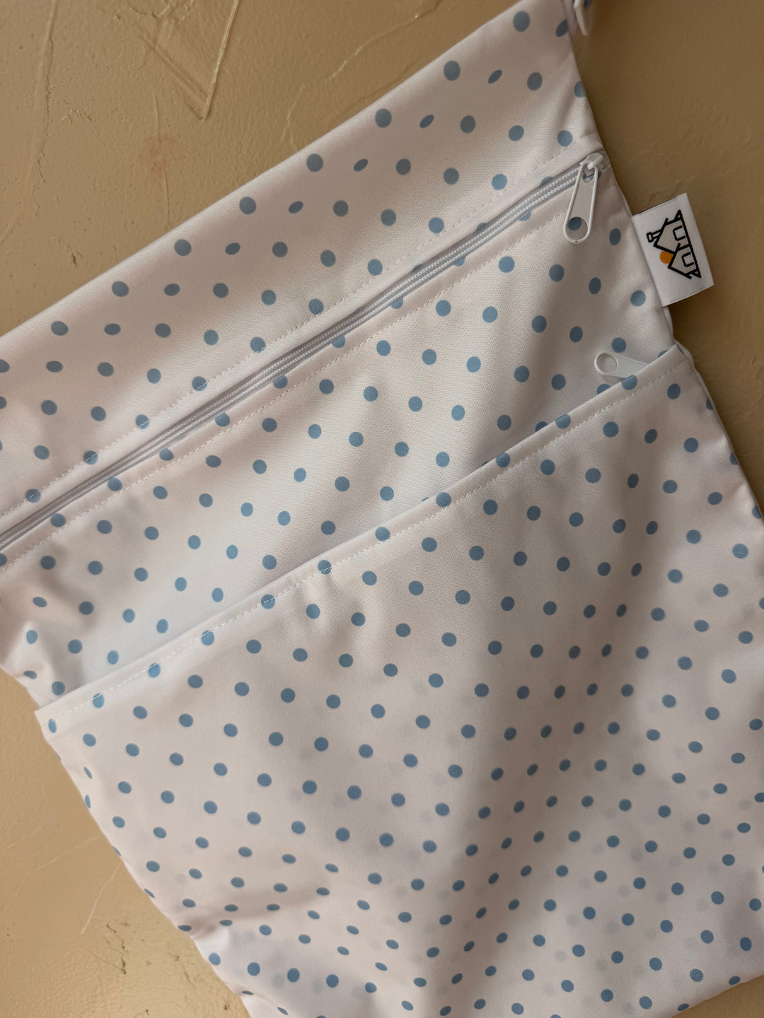 Medium Wetbag- Bluebell Dots