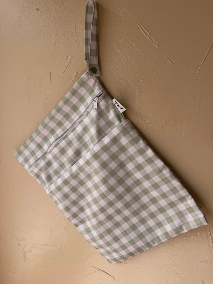 Medium Wetbag- Mossy Check