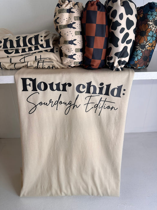 Flour Child Oversize Cotton Tee